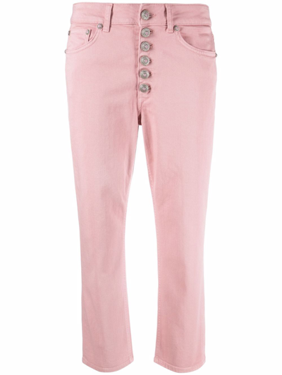 Shop Dondup Koons Denim Jeans In Pink