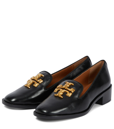 Tory Burch Eleanor Leather Loafers In Schwarz | ModeSens