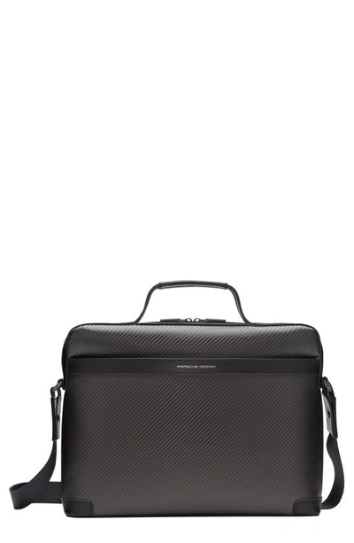 Shop Porsche Design Carbon Briefcase In Black