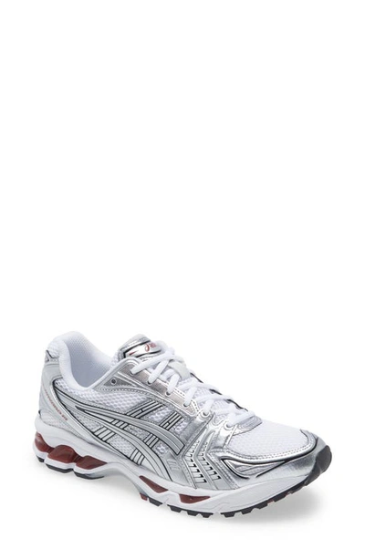 Shop Asicsr Gel-kayano® 14 Running Shoe In White/ Pure Silver
