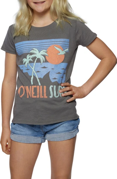 Shop O'neill Miami Graphic T-shirt In Grey