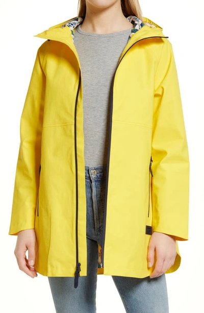 Shop Pendleton Shoalwater Hooded Raincoat In Buttercup