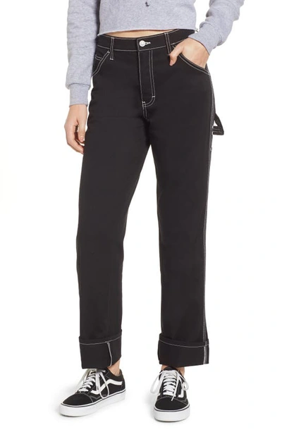 Shop Dickies Relaxed Fit Carpenter Pants In Black