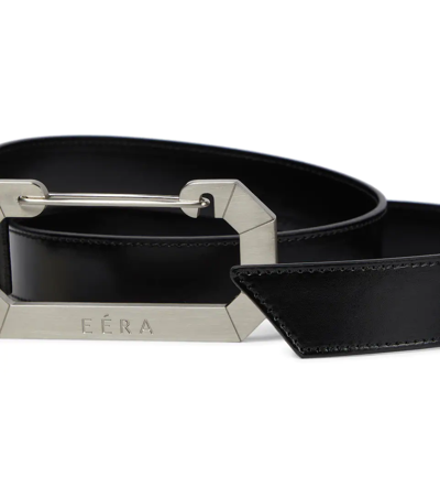 Shop Eéra Eéra Leather Belt In Black