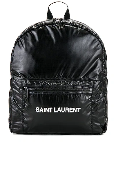 Shop Saint Laurent Nuxx Backpack In N,a