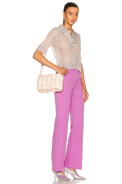 Bottega Veneta Padded Cassette Crossbody Bag In Melon Washed & Gold
