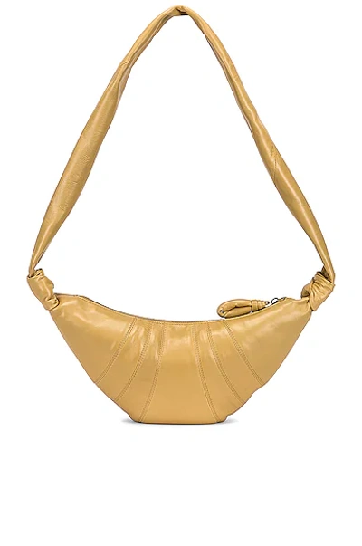 Shop Lemaire Small Croissant Bag In Dune