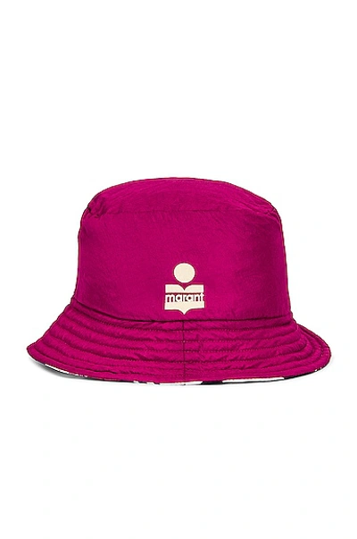 Shop Isabel Marant Haley Hat In Pink