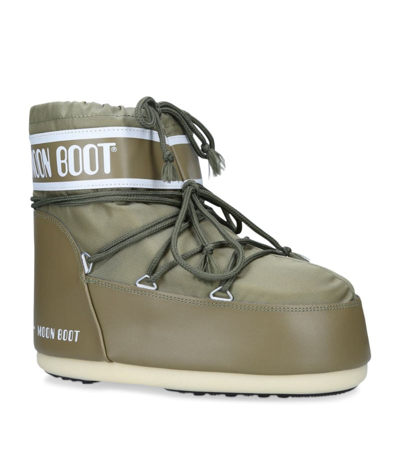 Shop Moon Boot Icon 2 Low Ankle Boots In Green