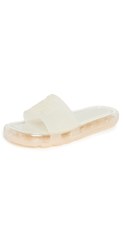 Shop Tory Burch Bubble Jelly Slides New Ivory