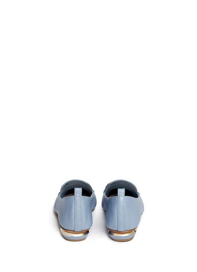 Shop Nicholas Kirkwood 'beya Bottalato' Metal Heel Leather Skimmer Loafers