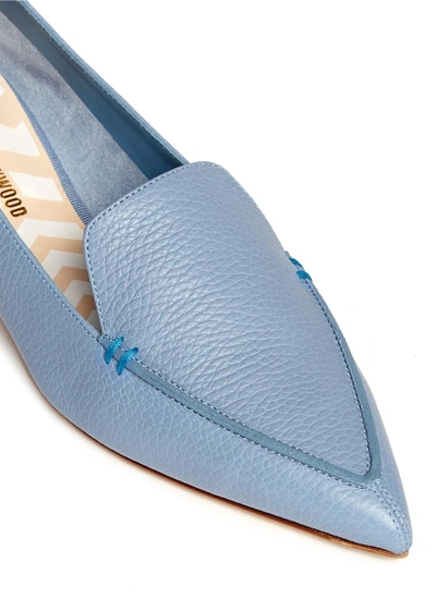 Shop Nicholas Kirkwood 'beya Bottalato' Metal Heel Leather Skimmer Loafers