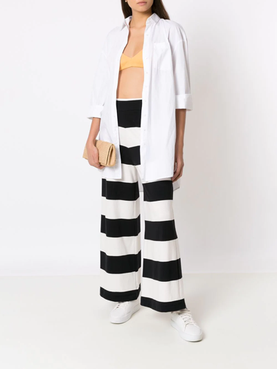 Osklen Spaghetti-strap Cropped Top In Gelb