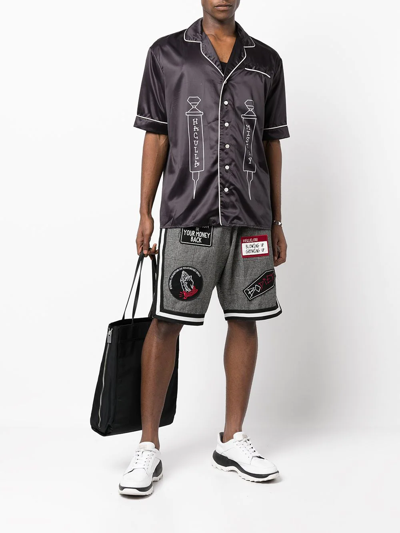 Shop Haculla Eternal Salvation Basketball Shorts In Schwarz