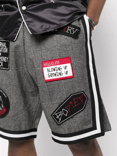 Shop Haculla Eternal Salvation Basketball Shorts In Schwarz