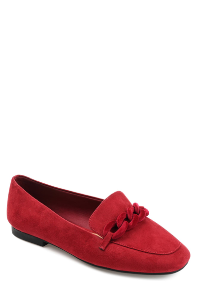 Shop Journee Collection Cordell Link Loafer In Red