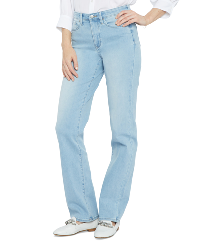 Shop Nydj Relaxed Straight Jeans In Northstar