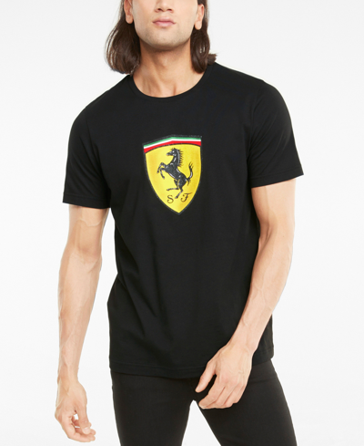 Shop Puma Men's Ferrari Race Graphic T-shirt In Black