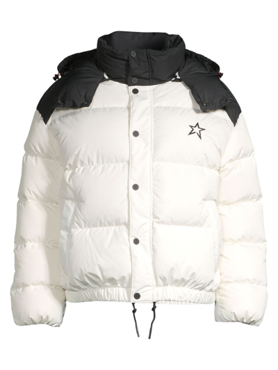 Shop Perfect Moment Performance Ski Colorblock Puffer Jacket In Snow White