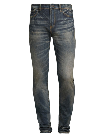 Shop Prps Men's Cayenne Distressed Stretch Super Skinny Jeans In Indigo