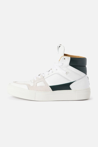 Shop Ami Alexandre Mattiussi Mid-top Sneakers Ami De Coeur In White