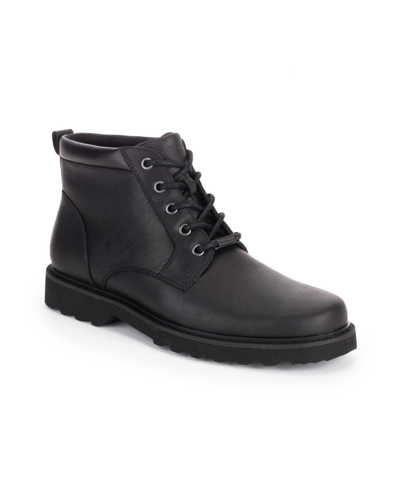 Shop Rockport Men's Northfield Plain Toe Boots In Black