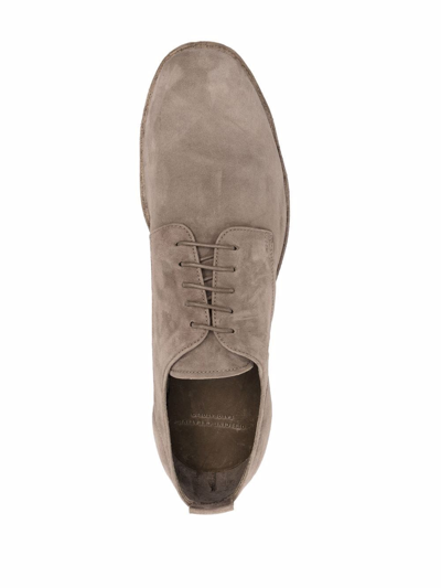 Shop Officine Creative Stereo Lace-up Derby Shoes In Nude
