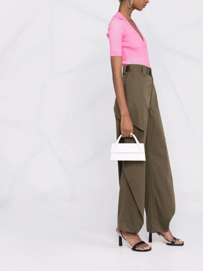 Jacquemus Le Chiquito Long Tote Bag In Weiss