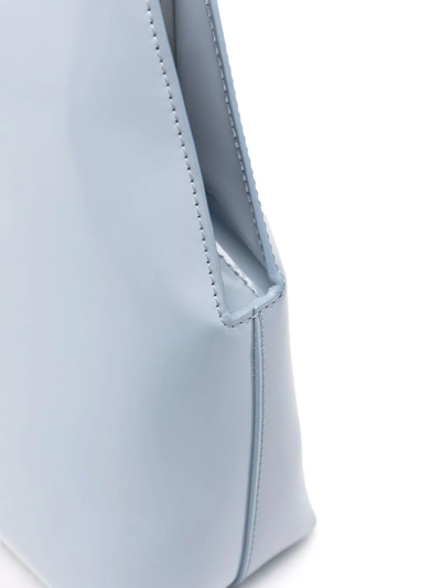 Jil Sander Goji Square-frame Tote In Blau