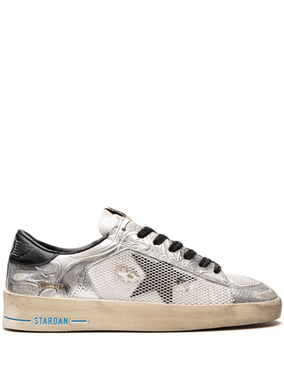 Shop Golden Goose Stardan Low-top Sneakers In Weiss