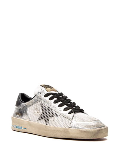 Shop Golden Goose Stardan Low-top Sneakers In Weiss