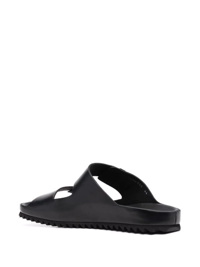 Officine Creative Crossover Strap Detail Sandals In Black 