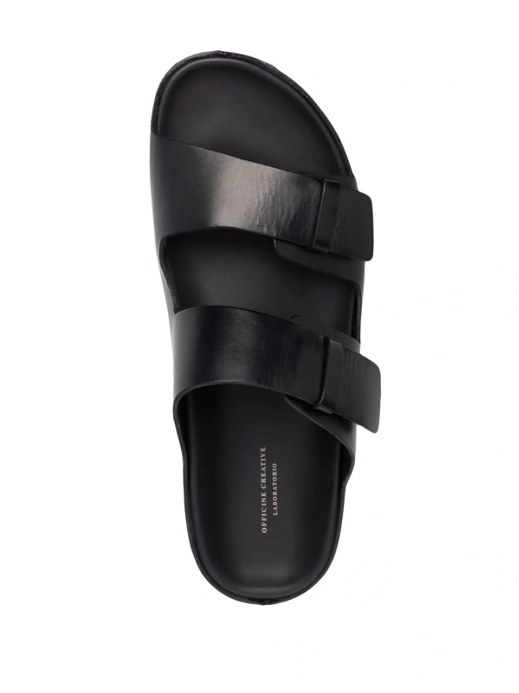Officine Creative Crossover Strap Detail Sandals In Black  display picture 2
