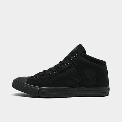 Shop Converse Men's Chuck Taylor All Star High Street Casual Shoes In Black/black