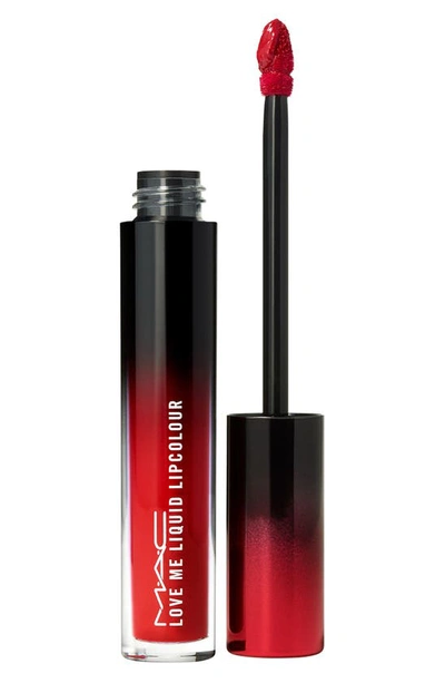 Shop Mac Cosmetics Love Me Liquid Lipstick In Ruby Do