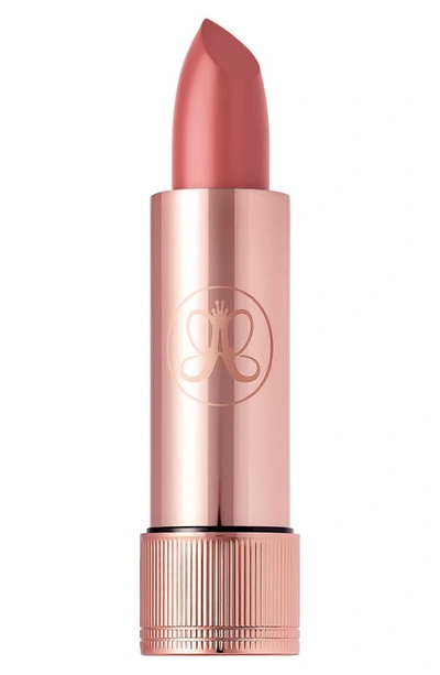 Shop Anastasia Beverly Hills Satin Velvet Lipstick In Dusty Rose