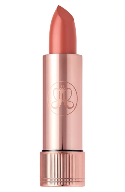 Shop Anastasia Beverly Hills Satin Velvet Lipstick In Peach Amber