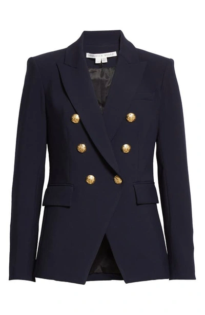 Shop Veronica Beard Miller Dickey Jacket In Navy