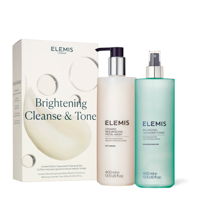 Shop Elemis Brightening Cleanse And Tone Supersized Duo