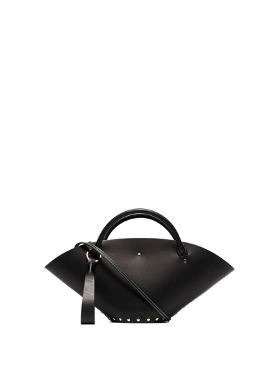 Shop Jil Sander Sombrero Tote Bag In Black