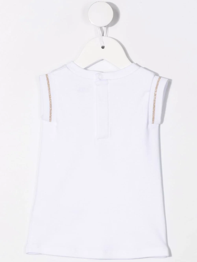 Shop Karl Lagerfeld Choupette-print T-shirt Dress In White