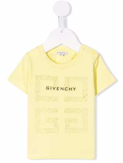 Givenchy Logo-print T-shirt In Yellow