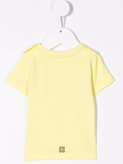 Givenchy Logo-print T-shirt In Yellow