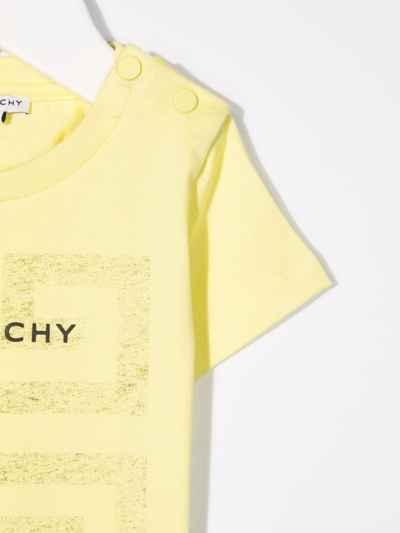 Givenchy Logo-print T-shirt In Yellow