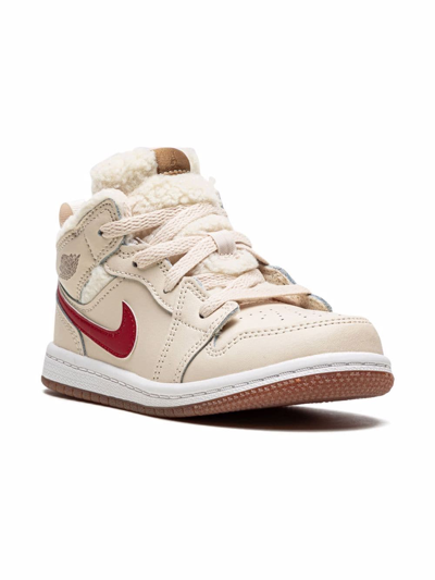 Jordan 1 Mid Utl Sneakers In Neutrals