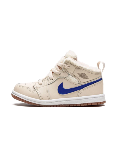 Jordan 1 Mid Utl Sneakers In Neutrals