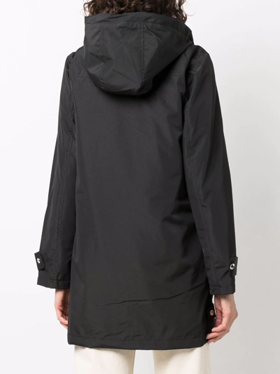 Shop Lauren Ralph Lauren Two-in-one Hooded Parka Coat In Black