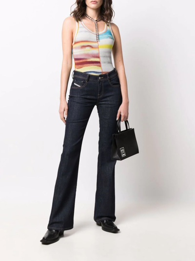 Diesel 1969 D-ebbey Bootcut Jeans In Blue