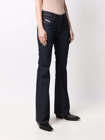 Diesel 1969 D-ebbey Bootcut Jeans In Blue