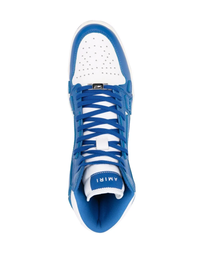 Shop Amiri Skel High-top Sneakers In Blue